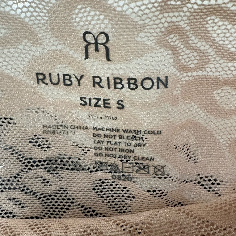 Ruby Ribbon Allure Brief in Shell Size Small - Picture 3 of 4